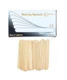 OMWAH Wooden Waxing Spatulas (Pack of 100) - 6 Inch Sturdy Waxing Applicators for Hair Removal - Suitable for Home and Salon Use - Smooth and Splinter-Free - Buy Online on SooperMarket.com