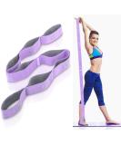 DEHUB Stretch Strap, Elastic Yoga Stretching Strap, Multi-Loop for Physical Therapy, Pilates, Yoga, Dance & Gymnastics Exercise and Flexible Pilates Stretch Band Purple - Buy Online on SooperMarket.com
