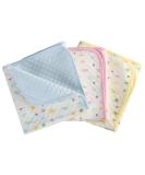 Baby infant waterproof matt wrapping - ecological cotton breathable reusable mattress pad pack with 3 (m (50 x 70 cm)) pink / blue / yellow 50x70 cm (3 -pack) - Buy Online on SooperMarket.com