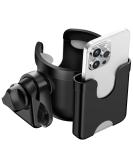 Beverage owner for strollers buggy accessories guisapue universal cup holder coffee holder stroller rollator bicycle cup holder for abc design cybex Hauck joie black - Buy Online on SooperMarket.com