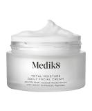 Medik8 Total Moisture Daily Facial Cream - Hydrating Peptide Moisturizer with Hyaluronic Acid for Plump Skin - Supports Skin Barrier - 1.6 oz - Shop Internationally - Buy Online on SooperMarket.com