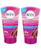 Veet 3-in-1 Gel Cream for Legs and Body 6.78 oz - Pack of 2 | Smooth and Silky Skin - Buy Online on SooperMarket.com