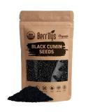 Berrilys Organic Black Cumin Seeds 284 GR Also Known as Nigella Sativa Kalonji and Black Cumin Seeds Used as Spice and Health Food Halal Vegan Gluten Free - Buy Online on SooperMarket.com