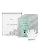 Toi L x Catherine Muller Floral Hand Mask Glove (1 Tin/8 Pairs) - Moisturizing Glove for Dry Hands with Premium Hand Spa Treatment - Whitening, Repairing, and Hydrating for Rough & Damaged Hands - Buy Online on SooperMarket.com
