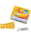 100 Shark Super Stainless Straight Edge Barber Razor Blades for Professional Barber Razors 100 Count (Pack of 1) - Buy Online on SooperMarket.com