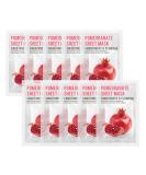  Package of 10 Eunyul Purity Pomegranate Face cloth masks (22 ml x 10 pieces) Korean skin care moisturizing nourishing and clarifying natural ingredients - Buy Online on SooperMarket.com