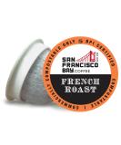 SAN FRANCISCO BAY SF Coffee OneCUP /Dark Roast Compostable Coffee Pods, K Cup Compatible Including Keurig 2.0 (Packaging May Vary), French Roast, 80 Count (Pack of 1) French Roast 80 Count (Pack of 1) - Buy Online on SooperMarket.com
