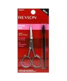 Revlon Brow Shaping Scissor and Brush Set - 2 Pc | Perfect Grooming Tool for Defined Brows - Buy Online on SooperMarket.com