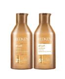 Redken All Soft Shampoo & Conditioner Duo 300ml - Hydrating Hair Care Set - Buy Online on SooperMarket.com