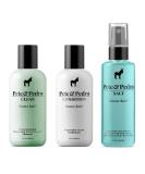 Pete & Pedro TRIFECTA Hair Kit - Men's Travel Size Tea Tree Shampoo Peppermint Conditioner & Sea Salt Spray | Shark Tank Featured 2 oz Each - Buy Online on SooperMarket.com