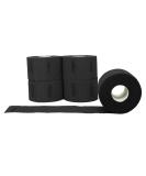 Disposable Level 3 Neck Paper Strips for Barbers - Self-Adhering, Flexible, Pre-Cut - 5 Rolls (100 Each) Black - Hair Stylist Supplies - Buy Online on SooperMarket.com