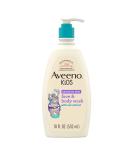 Aveeno Kids Sensitive Skin Face & Body Wash With Oat Extract, Gently Washes Away Dirt & Germs Without Drying, Tear-Free & Suitable for All Skin Tones, Hypoallergenic, 18 fl. oz - Buy Online on SooperMarket.com