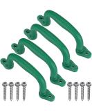 Dolibest Set of 4 Safety Playground Handles Swing Set Kids Safety Hand Grips for Playset Climbing Frame Play House Climbing Frame Play House Handles(Green) Green-4 Pack - Buy Online on SooperMarket.com