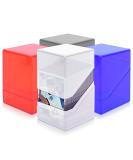 4 Pack Acrylic Trading Card Deck Cases - Fits 100+ Sleeved Cards - For YuGiOh, MTG, and Sports Cards - 4 Colors - Buy Online on SooperMarket.com