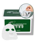 THESAEM Cica Soothing Mask 30ea Calming Facial Mask with Centella Asiatica, Hyaluronic Acid, and Panthenol Moisturizing Vegan Sheet Korean Skincare - Buy Online on SooperMarket.com