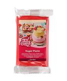 Funcakes roll fondant fire red: easy to use smooth flexible soft and flexible perfect for decorating cakes halal kosher and gluten -free 250 g Fire Red 250 G - Buy Online on SooperMarket.com