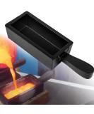 100 oz Troy Ounce Gold Bar Loaf Cast Steel Ingot Mold for Melting Refining - Ideal for Gold, Silver, Copper, Iron, Aluminum, Brass & More - Buy Online on SooperMarket.com