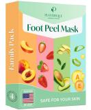 Plantifique Foot Peeling Mask - Combo 4 Pack for Soft & Smooth Feet - Buy Online on SooperMarket.com