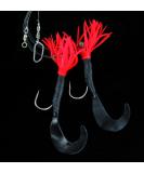 Fringe Pilk Leader with two side arms Japan Red/Black Fringe Twister by Jenzi - Buy Online on SooperMarket.com