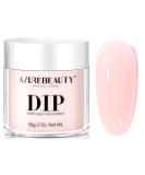 AZUREBEAUTY Translucent Sheer Pink Dip Powder - 2Oz/56g - Basic Semi-Transparent Clear Dipping Powder for French Nail Art - Salon Quality Manicure at Home - Buy Online on SooperMarket.com