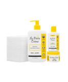 La Petite Creme French Diapering Gift Set - Organic Lotion, Balm & Cotton Pads - Newborn Essentials - Buy Online on SooperMarket.com