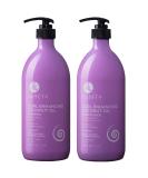 Luseta Curly Hair Shampoo & Conditioner Set - Define Curls Restore Bounce with Coconut Oil Moisturizing Color Safe Sulfate Free - International Shipping Available - Buy Online on SooperMarket.com