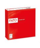 FATO Disposable Paper Napkins - 50 Pack 33x33cm Red 2-Layer 4-Folded Eco-Friendly & FSC Certified for Lunch/Buffets - Buy Online on SooperMarket.com