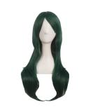 MapofBeauty 28 Inch/70cm Women Side Bangs Long Curly Hair Cosplay Wigs (Pine Green) - Buy Online on SooperMarket.com