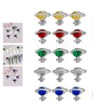 LLNSE 18 Pieces 3D Nail Art Charms Saturn Nail Stones Kit Nail Charms Decoration 3D Nail Rhinestones Nail Gems Nail Decoration DIY Crafting Jewelry Accessories - Buy Online on SooperMarket.com