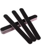 10PCS Professional Nail File Set - Double Sided Emery Board (100/180 Grit) for Acrylic False Nails - Home and Salon Use - Buy Online on SooperMarket.com