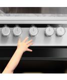 Child Safety Stove Knob Covers - 5 Pack with Double-Key Lock | Universal Gas Oven Knob Guards for Baby Proofing - Buy Online on SooperMarket.com
