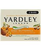 Yardley London Shea Buttermilk Sensitive Skin Bath Bar 4.25oz - Pack of 2 - Buy Online on SooperMarket.com
