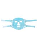 Reusable Gel Beads Face Eye Mask | Hot & Cold Compress for Puffy Eyes Dark Circles Relief | Stress & Migraine Relief Spa Mask (Blue - Buy Online on SooperMarket.com