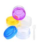 4pcs Travel Sample Pots 15g/15ml for Toiletries - Clear Round Cosmetic Containers for Women - Ideal for Lotions, Creams & Makeup - Buy Online on SooperMarket.com