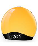 Bluetooth Daylight Alarm Clock with Sunrise Simulation & 22 Natural Sounds | Wake Up Light & Bedside Lamp for Kids - 20 Brightness Levels - Buy Online on SooperMarket.com