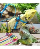 Adjustable Reptile Lizard Harness Leash Adjustable Multicolor Light Soft Fashion (Pink) - Buy Online on SooperMarket.com