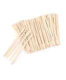 200 Wooden Sticks Set | Disposable Spatula for Eyebrows Lips & Face | Essential Makeup & Waxing Accessories - Buy Online on SooperMarket.com