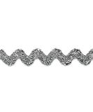 Expo International 1/4-Inch Metallic Silver Baby Ric Rac Trim - 36 Yards - Buy Online on SooperMarket.com