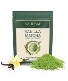 VAHDAM Vanilla Matcha Green Tea Powder - 1.76oz (25 Cups) | Japanese Matcha Powder With Pure Vanilla | Brew Delicious Vanilla Matcha Latte - Buy Online on SooperMarket.com