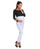 Softsail Women's Maternity Leggings - Thick Cotton Pregnancy Fleece Pants (White) - Buy Online on SooperMarket.com