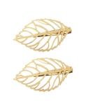 Tzoxal Vintage Hollow Leaf Hair Clips Barrettes for Women  Gold Elegant Alloy Leaves Style Duckbill Hairpins  Fashion Hairgrip Hair Accessories for Party Wedding Daily (2PCS  Gold Tone) - Buy Online on SooperMarket.com