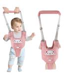 Ocanoiy Baby Walking Harness Handheld Baby Walker Assistant Belt Adjustable Toddler Infant Walker Safety Harnesses Standing Up and Walking Learning Helper with Detachable Crotch for 9-24 Month (Pink) - Buy Online on SooperMarket.com