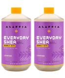 Alaffia Everyday Shea Lavender Bubble Bath - 2 Pack, 32 Fl Oz Each | Cleanse, Soothe & Moisturize | Fair Trade Shea Butter, Vegan, Cruelty Free - Buy Online on SooperMarket.com