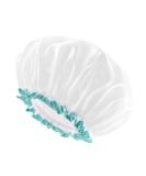 White Shower Cap for Long Hair 1 Pack 12inch large sizeWaterproof Washable Hair Caps for Women and Girls Super Cute and Extra Large by mikimini X-Large (Pack of 1) - Buy Online on SooperMarket.com