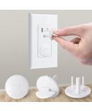 PRObebi Outlet Covers Baby Proofing - 38 Pack White Plug Covers for Electrical Outlets | Child Proof Socket Covers for Home & Office | Easy Installation, Protect Babies (A-White) - Buy Online on SooperMarket.com