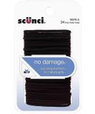 Scunci Small Black Hair Elastics 34 ea - Pack of 3 | No Damage Elastic Bands - Buy Online on SooperMarket.com