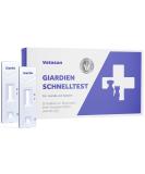 Vetasan 2x Giardia quick test for dog & cat i professional giardientest reliably & fast i 98.3% accuracy i giardia test giardia test 2 x test - Buy Online on SooperMarket.com