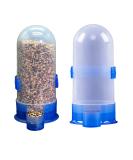 2Pcs Automatic Pigeon Feeder & Waterer Set - Bird Cage Accessories for Parakeet, Chicken, Cockatiel, Quail - Buy Online on SooperMarket.com