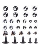 PH PandaHall Resin Safety Eyes  100pcs 5 Size Craft Eyes Black Stuffed Crochet Eyes Kawaii Eyes with 100pcs Washers for Teddy Bear  Amigurumi Craft  Puppet  Plush Animal Making (8/10/ 12/14/ 16mm) 5 Size Resin Eyes - 100... - Buy Online on SooperMarket.com