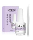 Saviland Latex Nail Polish Barrier 0.5oz - Peel Off Tape for Nails with Tweezers | Nail Polish Skin Protector for Beginners - Buy Online on SooperMarket.com
